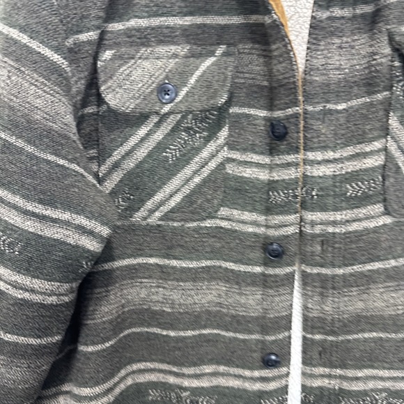 Jachs New York Men's Wool Blend Sherpa Lined Shirt Jacket (Green, XL) - Picture 3 of 9